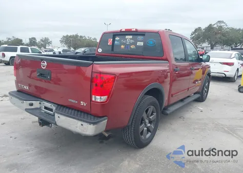 2015 Nissan Titan Sv from USA, damaged, VIN 1N6BA0ED4FN505873